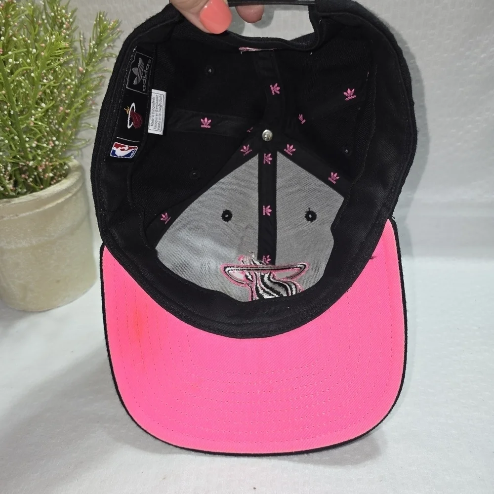 Adidas Black and Pink Cap Basketball Womens